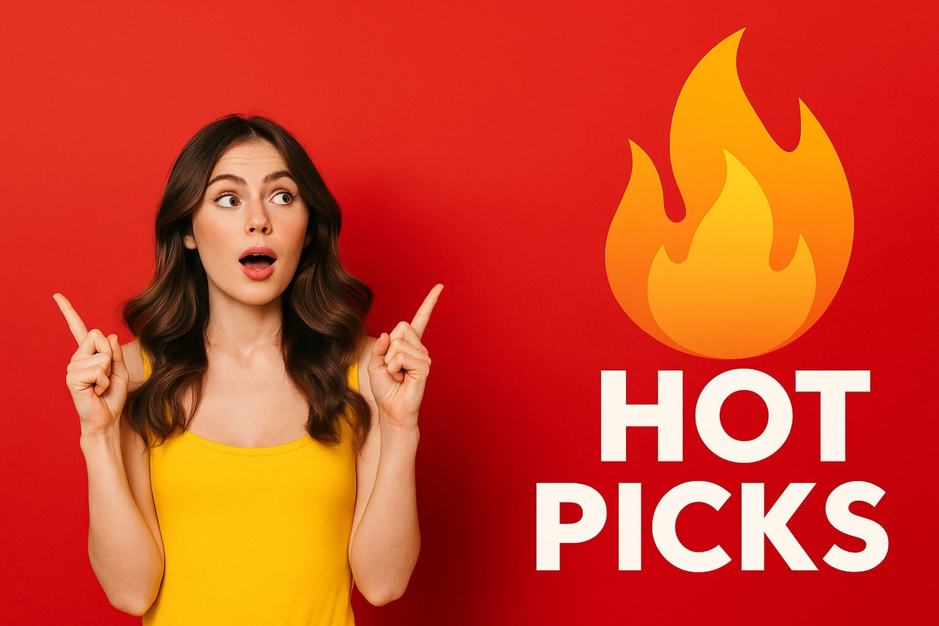 Frau mit Einkaufstüten vor rotem Hintergrund – Symbolbild für Sonderangebote und exklusive Deals