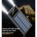 Solar Power Bank 900000Mah Tragbar Externer Batterie Ladegerat Fur Alle Handy DE